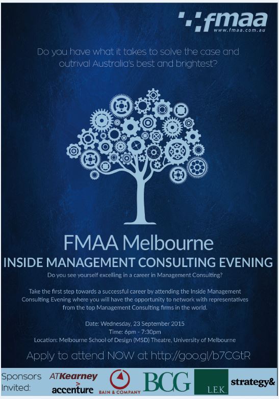 Law Online FMAA Inside Management Consulting Evening Wednesday 23